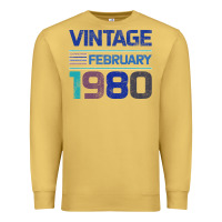 Antique Gold Vintage February 1980 Premium Sweatshirt - Bettercallsaul