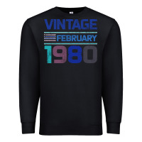 Vintage February 1980 Premium Sweatshirt | Teevron