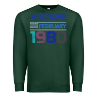 Sports Green Vintage February 1980 Premium Sweatshirt - Bettercallsaul