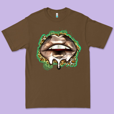 Soccer Lips Premium Tee Designed By Zillion Design Studio