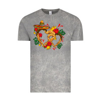 Cloud Rock Churros with love and sombrero Vintage Tee - AdoDesignShop
