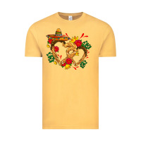Vintage Mustard Churros with love and sombrero Vintage Tee - AdoDesignShop