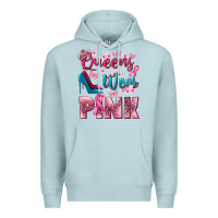 Blue Mist Queens wear pink Breast Cancer Premium Hoodie - NancyCooperArtShop