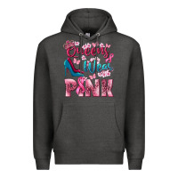 Charcoal Heather Queens wear pink Breast Cancer Premium Hoodie - NancyCooperArtShop