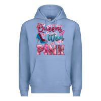 Colony Blue Queens wear pink Breast Cancer Premium Hoodie - NancyCooperArtShop