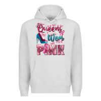 Dove Grey Queens wear pink Breast Cancer Premium Hoodie - NancyCooperArtShop
