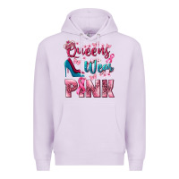 Lilac Queens wear pink Breast Cancer Premium Hoodie - NancyCooperArtShop