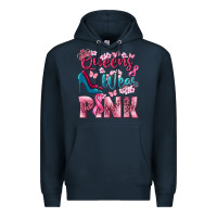 Navy Queens wear pink Breast Cancer Premium Hoodie - NancyCooperArtShop