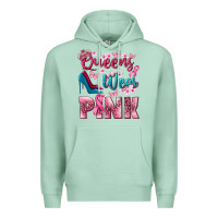 Seafoam Queens wear pink Breast Cancer Premium Hoodie - NancyCooperArtShop