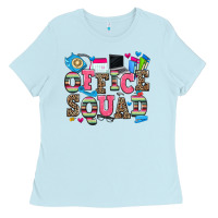 Baby Blue office squad Ladies Tee - Zillion Design Studio
