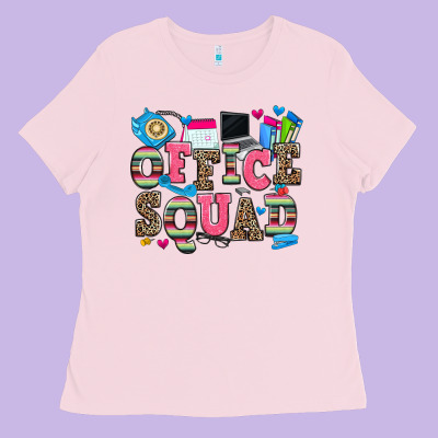 Office Squad Ladies Tee Designed By Zillion Design Studio