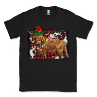 Black christmas highland cow Classic Tee - BarkalooDesign