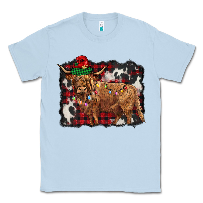 Christmas Highland Cow Classic Tee by BarkalooDesign | Teevron