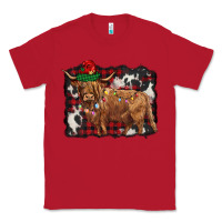 Red christmas highland cow Classic Tee - BarkalooDesign