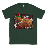 Sports Green christmas highland cow Classic Tee - BarkalooDesign