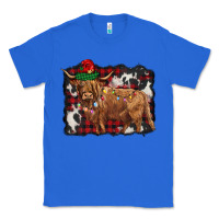 True Royal christmas highland cow Classic Tee - BarkalooDesign