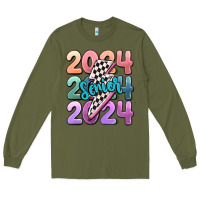 Army Green 2024 senior Long Sleeve Tee - MaliasSmallBusiness