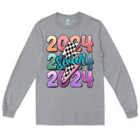 Heather Grey 2024 senior Long Sleeve Tee - MaliasSmallBusiness