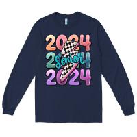 Navy 2024 senior Long Sleeve Tee - MaliasSmallBusiness