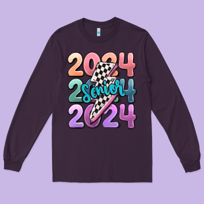 2024 Senior Long Sleeve Tee Designed By Maliassmallbusiness