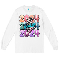 White 2024 senior Long Sleeve Tee - MaliasSmallBusiness