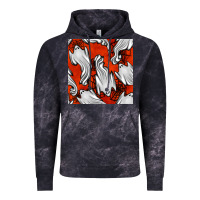 Cloud Black flying ghosts seamless pattern Vintage Hoodie - BundleAndBundleShop