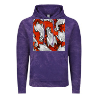Cloud Purple flying ghosts seamless pattern Vintage Hoodie - BundleAndBundleShop