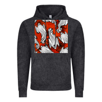 Flying Ghosts Seamless Pattern Vintage Hoodie | Teevron