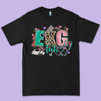 Ekg Tech Premium Tee Designed By Adodesignshop