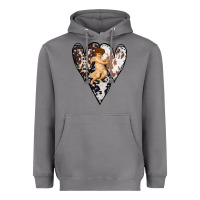 Storm Country Cupid Valentine Cowhide Heart Heavyweight Hoodie - Bettercallsaul