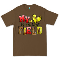 Cacao my heart is on that field softball Premium Tee - Zillion Design Studio