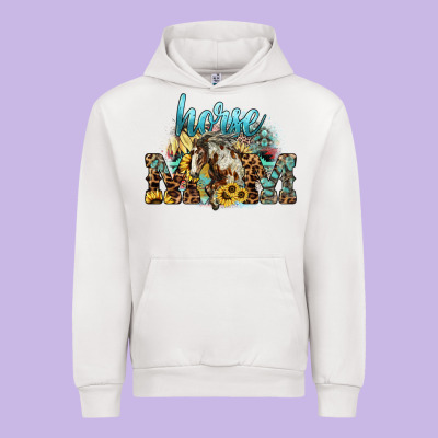 Horse Mom Mother's Day Urban Hoodie Designed By Howdyjamesfarm
