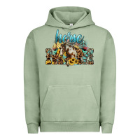 Pigment Oil Green Horse mom mother's day Urban Hoodie - HowdyJamesFarm
