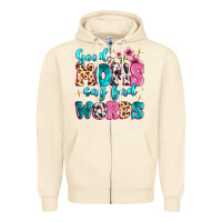 Sandshell good moms say bad words Zipper Hoodie - MaliasSmallBusiness