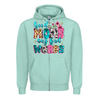 Seafoam good moms say bad words Zipper Hoodie - MaliasSmallBusiness