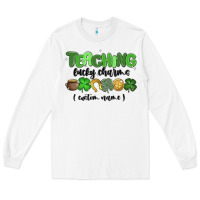 White teaching lucky charms Long Sleeve Tee - MaliasSmallBusiness