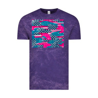 Cloud Purple usa flag Vintage Tee - AdoDesignShop