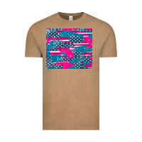 Vintage Coffee usa flag Vintage Tee - AdoDesignShop