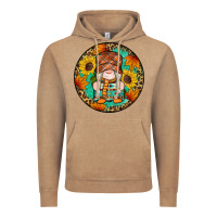 Fall Gnomes Round Earrings 2 Vintage Hoodie | Teevron