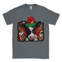 Charcoal Heather christmas black and white baby cow Classic Tee - BarkalooDesign