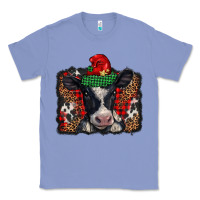 Colony Blue christmas black and white baby cow Classic Tee - BarkalooDesign