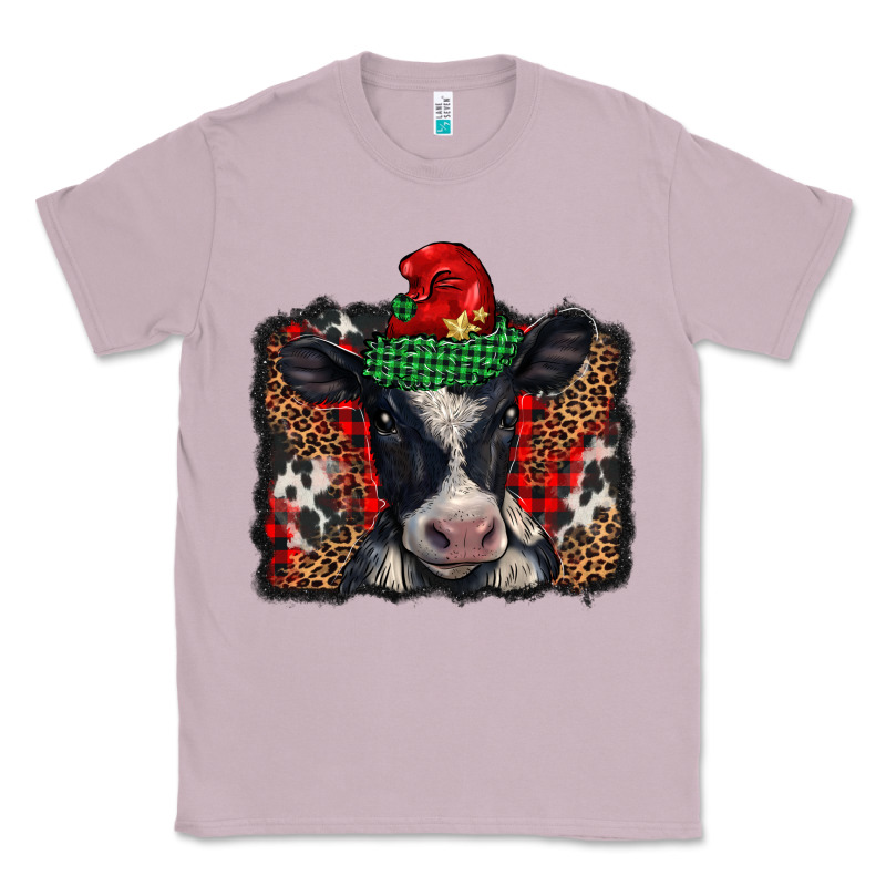 Christmas Black And White Baby Cow Classic Tee by BarkalooDesign | Teevron