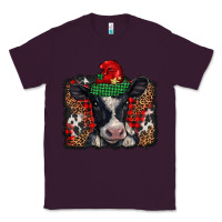 Plum christmas black and white baby cow Classic Tee - BarkalooDesign