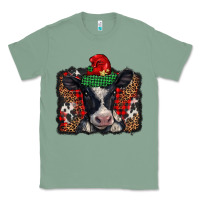 Sage christmas black and white baby cow Classic Tee - BarkalooDesign