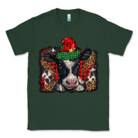 Sports Green christmas black and white baby cow Classic Tee - BarkalooDesign