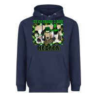 Navy St Patricks Day Heifer Heavyweight Hoodie - Bettercallsaul