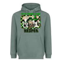 Sage St Patricks Day Heifer Heavyweight Hoodie - Bettercallsaul