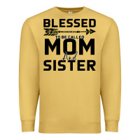 Antique Gold Blessed Mom And Sister Premium Sweatshirt - Bettercallsaul