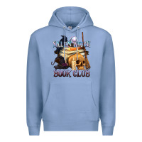 Colony Blue Salem Witch Book Club Premium Hoodie - texasbilliewilder