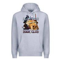 Heather Grey Salem Witch Book Club Premium Hoodie - texasbilliewilder